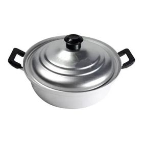 Olkar 28 cm Gri Eloksallı Alüminyum Basık Karnıyarık Tenceresi