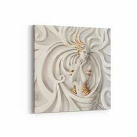 Olla 10004K 3 Boyut Görsel Kare 25x25 cm Kanvas Tablo