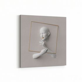 Olla 10005K 3 Boyut Görsel Kare 25x25 cm Kanvas Tablo