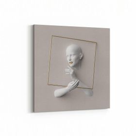 Olla 10005K 3 Boyut Görsel Kare 25x25 cm Kanvas Tablo