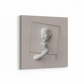 Olla 10005K 3 Boyut Görsel Kare 25x25 cm Kanvas Tablo