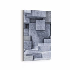 Olla 10015DD Abstract 3 Boyut Görsel Dikey Dar 30x60 cm Kanvas Tablo