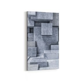 Olla 10015DD Abstract 3 Boyut Görsel Dikey Dar 30x60 cm Kanvas Tablo