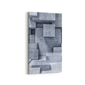 Olla 10015DD Abstract 3 Boyut Görsel Dikey Dar 30x60 cm Kanvas Tablo