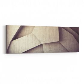 Olla 10018YI Abstract 3 Boyut Görsel Yatay İnce 90x30 cm Kanvas Tablo