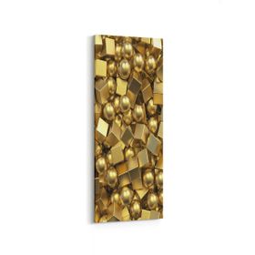 Olla 10019DI Abstract 3 Boyut Görsel Dikey İnce 30x90 cm Kanvas Tablo