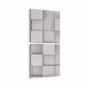 Olla 10021K2D Abstract 3 Boyut Görsel Kare 2 Parça Dikey 30x65 cm Kanvas Tablo