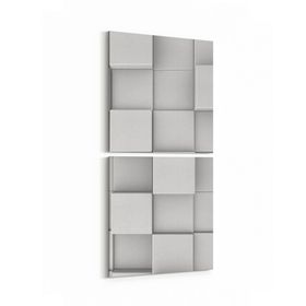 Olla 10021K2D Abstract 3 Boyut Görsel Kare 2 Parça Dikey 30x65 cm Kanvas Tablo