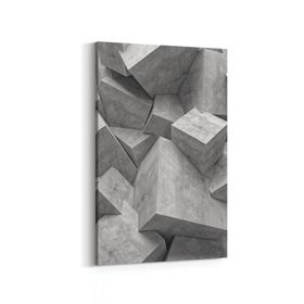 Olla 10023D Abstract 3 Boyut Görsel Dikey 20x30 cm Kanvas Tablo