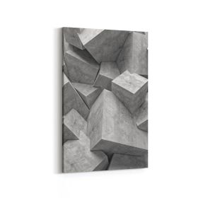 Olla 10023D Abstract 3 Boyut Görsel Dikey 20x30 cm Kanvas Tablo