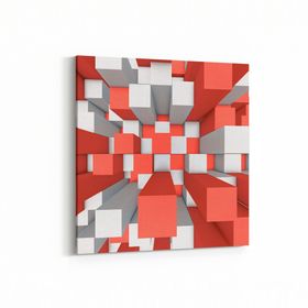 Olla 10028K Abstract 3 Boyut Görsel Kare 25x25 cm Kanvas Tablo