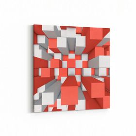 Olla 10028K Abstract 3 Boyut Görsel Kare 25x25 cm Kanvas Tablo