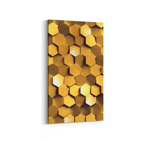Olla 10031DD Abstract 3 Boyut Görsel Dikey Dar 30x60 cm Kanvas Tablo