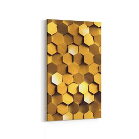 Olla 10031DD Abstract 3 Boyut Görsel Dikey Dar 30x60 cm Kanvas Tablo