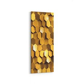 Olla 10031DI Abstract 3 Boyut Görsel Dikey İnce 30x90 cm Kanvas Tablo