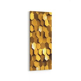 Olla 10031DI Abstract 3 Boyut Görsel Dikey İnce 30x90 cm Kanvas Tablo