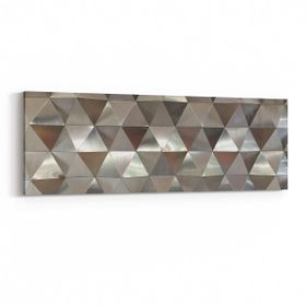 Olla 10032YI Abstract 3 Boyut Görsel Yatay İnce 90x30 cm Kanvas Tablo