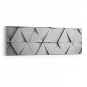 Olla 10040YI Abstract 3 Boyut Görsel Yatay İnce 90x30 cm Kanvas Tablo