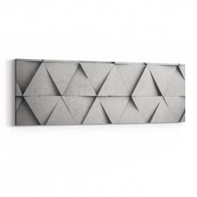 Olla 10040YI Abstract 3 Boyut Görsel Yatay İnce 90x30 cm Kanvas Tablo