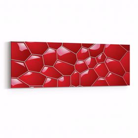 Olla 10042YI Abstract 3 Boyut Görsel Yatay İnce 90x30 cm Kanvas Tablo