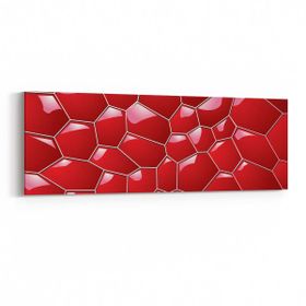 Olla 10042YI Abstract 3 Boyut Görsel Yatay İnce 90x30 cm Kanvas Tablo