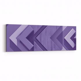 Olla 10043YI Abstract 3 Boyut Görsel Yatay İnce 90x30 cm Kanvas Tablo