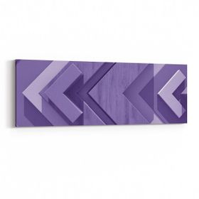 Olla 10043YI Abstract 3 Boyut Görsel Yatay İnce 90x30 cm Kanvas Tablo