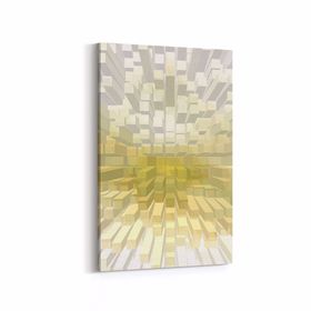 Olla 10045D Abstract 3 Boyut Görsel Dikey 20x30 cm Kanvas Tablo