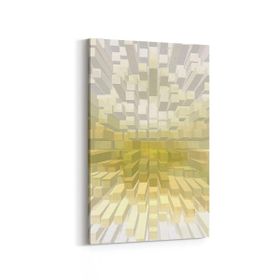 Olla 10045D Abstract 3 Boyut Görsel Dikey 20x30 cm Kanvas Tablo