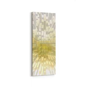 Olla 10045DI Abstract 3 Boyut Görsel Dikey İnce 30x90 cm Kanvas Tablo