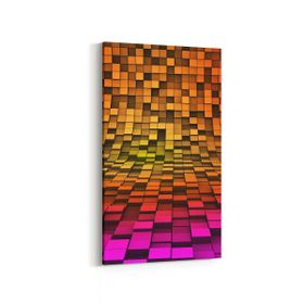 Olla 10048DD Abstract 3 Boyut Görsel Dikey Dar 30x60 cm Kanvas Tablo