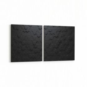 Olla 10051K2Y Abstract 3 Boyut Görsel Kare 2 Parça Yatay 65x30 cm Kanvas Tablo