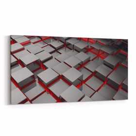 Olla 10053YD Abstract 3 Boyut Görsel Yatay Dar 60x30 cm Kanvas Tablo
