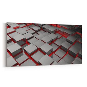Olla 10053YD Abstract 3 Boyut Görsel Yatay Dar 60x30 cm Kanvas Tablo