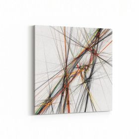 Olla 10062K Abstract Görsel Kare 25x25 cm Kanvas Tablo