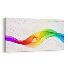 Olla 10065YD Abstract Görsel Yatay Dar 60x30 cm Kanvas Tablo