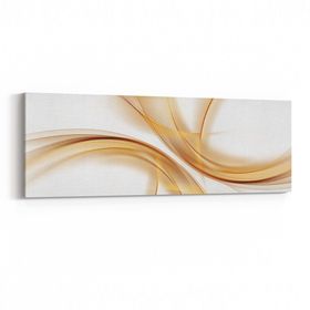 Olla 10072YI Abstract Görsel Yatay İnce 90x30 cm Kanvas Tablo