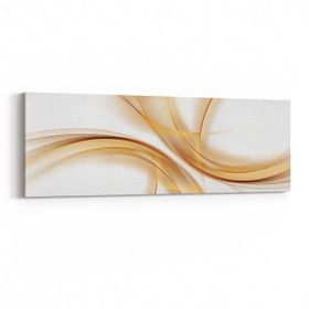 Olla 10072YI Abstract Görsel Yatay İnce 90x30 cm Kanvas Tablo