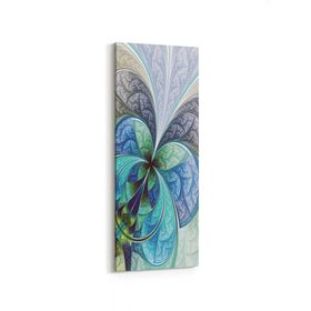 Olla 10077DI Abstract Görsel Dikey İnce 30x90 cm Kanvas Tablo