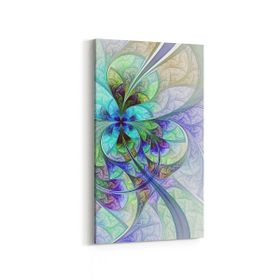 Olla 10078DD Abstract Görsel Dikey Dar 30x60 cm Kanvas Tablo