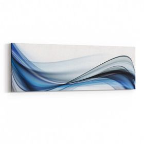 Olla 10081YI Abstract Görsel Yatay İnce 90x30 cm Kanvas Tablo