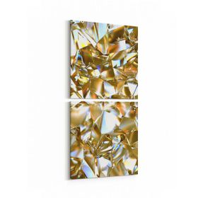 Olla 10085K2D Abstract Görsel Kare 2 Parça Dikey 30x65 cm Kanvas Tablo