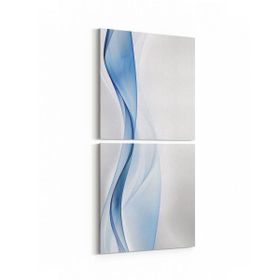 Olla 10087K2D Abstract Görsel Kare 2 Parça Dikey 30x65 cm Kanvas Tablo
