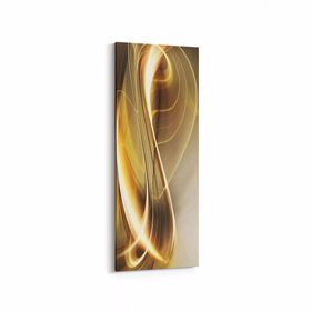 Olla 10095DI Abstract Görsel Dikey İnce 30x90 cm Kanvas Tablo