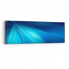 Olla 10098YI Abstract Görsel Yatay İnce 90x30 cm Kanvas Tablo