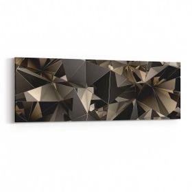 Olla 10100YI Abstract Görsel Yatay İnce 90x30 cm Kanvas Tablo
