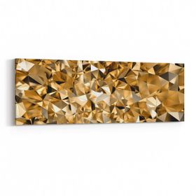 Olla 10103YI Abstract Görsel Yatay İnce 90x30 cm Kanvas Tablo