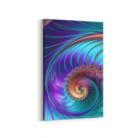 Olla 10126D Abstract Görsel Dikey 20x30 cm Kanvas Tablo