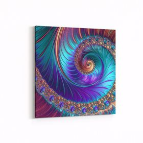 Olla 10126K Abstract Görsel Kare 25x25 cm Kanvas Tablo