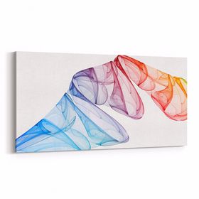 Olla 10140YD Abstract Görsel Yatay Dar 60x30 cm Kanvas Tablo